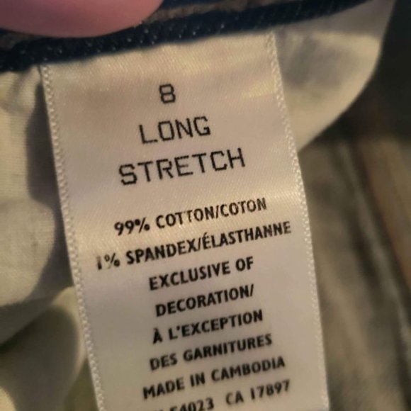 Old Navy Stretch Bootcut Jeans 8 Long - Picture 3 of 4